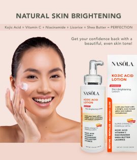Kojic Acid Natural Skin Whitening Lotion Cream
