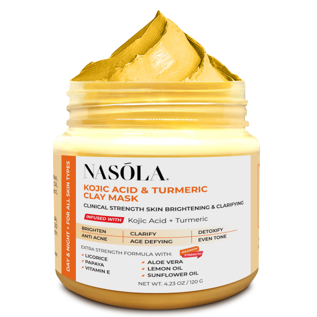 Nasola Glo Melanin Kojic Turmeric Dark Spot Removal Mask